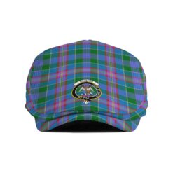 The Gentleman’s Ralston Clan Tartan Crest Jeff Cap - Tartan Flat Cap