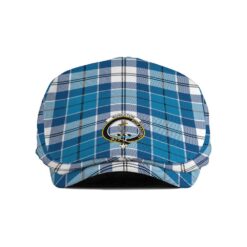 The Gentleman’s Roberton Clan Tartan Crest Jeff Cap - Tartan Flat Cap