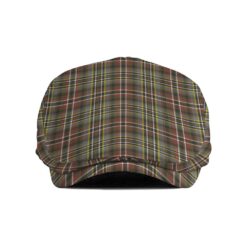 The Gentleman’s Scott Green Weathered Clan Tartan Jeff Cap - Tartan Flat Cap