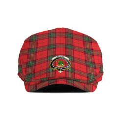 The Gentleman’s Seton Clan Tartan Crest Jeff Cap - Tartan Flat Cap