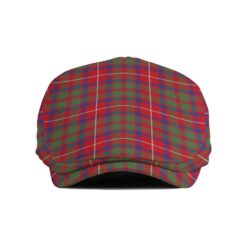 The Gentleman’s Shaw Red Modern Clan Tartan Jeff Cap - Tartan Flat Cap