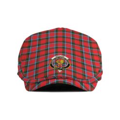 The Gentleman’s Sinclair Clan Tartan Crest Jeff Cap - Tartan Flat Cap