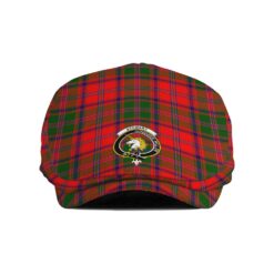 The Gentleman’s Stewart (of Appin) Clan Tartan Crest Jeff Cap - Tartan Flat Cap