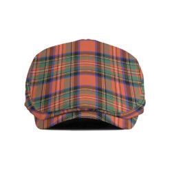 The Gentleman’s Stewart Royal Ancient Clan Tartan Jeff Cap - Tartan Flat Cap