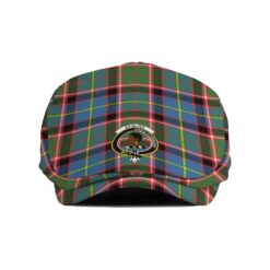 The Gentleman’s Stirling (of Keir) Clan Tartan Crest Jeff Cap - Tartan Flat Cap