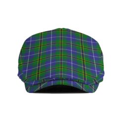 The Gentleman’s Turnbull Hunting Clan Tartan Jeff Cap - Tartan Flat Cap