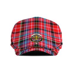 The Gentleman’s Udny Clan Tartan Crest Jeff Cap - Tartan Flat Cap