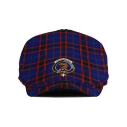 The Gentleman’s Wedderburn Clan Tartan Crest Jeff Cap - Tartan Flat Cap
