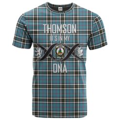 Thomson Clan DNA In Me Tartan Crest T-Shirt