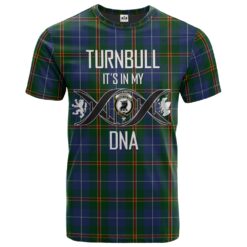 Turnbull Hunting 01 Clan DNA In Me Tartan Crest T-Shirt