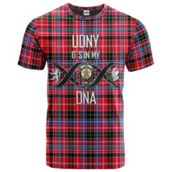 Udny Clan DNA In Me Tartan Crest T-Shirt