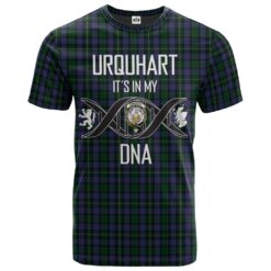 Urquhart Brydon Clan DNA In Me Tartan Crest T-Shirt