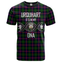 Urquhart Modern Clan DNA In Me Tartan Crest T-Shirt
