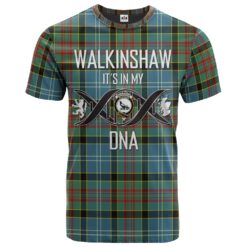 Walkinshaw Clan DNA In Me Tartan Crest T-Shirt