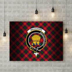 Wauchope (or Waugh) Crest Canvas New