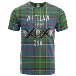 Whitelaw Clan DNA In Me Tartan Crest T-Shirt