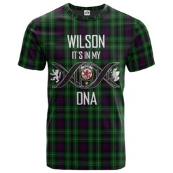 Wilson 02 Clan DNA In Me Tartan Crest T-Shirt