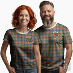 Wilson Ancient Scottish Tartan T-shirt with Crest – Authentic Clan Apparel