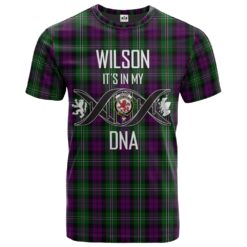 Wilson Clan DNA In Me Tartan Crest T-Shirt