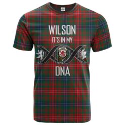Wilson Modern Clan DNA In Me Tartan Crest T-Shirt