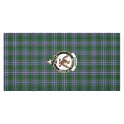 Wishart Crest Tartan Tablecloth