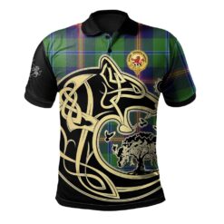 Young Modern Clan Polo Shirt Viking Wolf