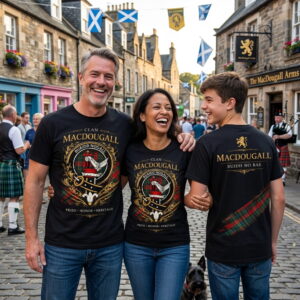 Personalized Scottish Clan Tartan Heritage T-Shirt – Custom Family Clan Pride